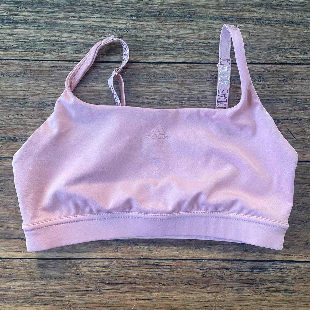 Orange Adidas Sports Bra Excellent Condition